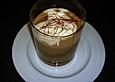 Latte Macchiato von getr&uuml;ffeltem Maronens&uuml;ppchen