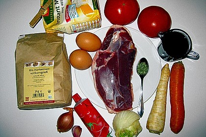 Nudeltaschen mit Entenbrustf&uuml;llung
