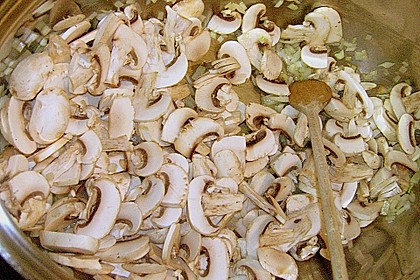 Nudeln mit Champignonsauce 2
