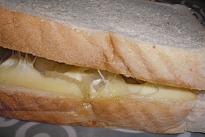 Zwiebel - K&auml;se - Toast 1