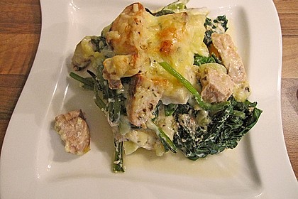 Gebackenes Fischfilet auf Mangold 3