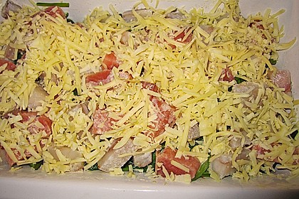 Gebackenes Fischfilet auf Mangold 9