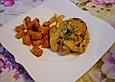 Schweinelendchen mit Calvados flambiert