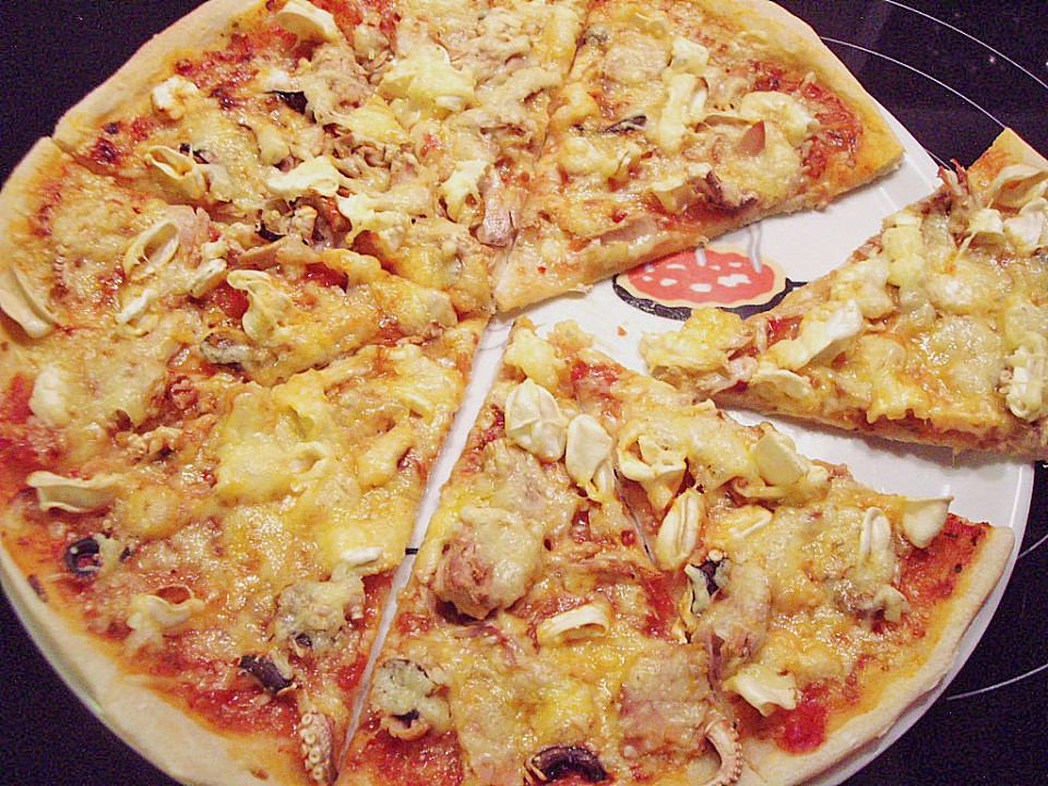 Meeresfrüchte - Pizza (Rezept mit Bild) von Honey199O | Chefkoch.de