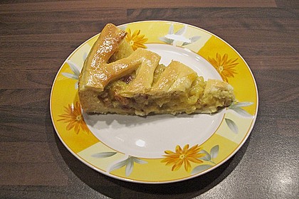 Apfelkuchen mit Waln&uuml;ssen und Hefeteig 2