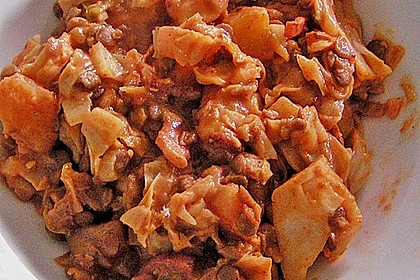 Spitzkohl mit roten Linsen 10