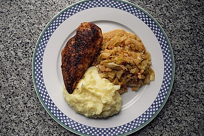 Spitzkohl mit roten Linsen 3
