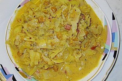 Spitzkohl mit roten Linsen 14