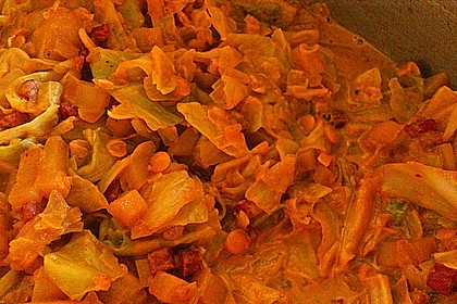 Spitzkohl mit roten Linsen 15