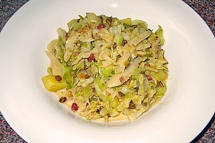 Spitzkohl mit roten Linsen 6