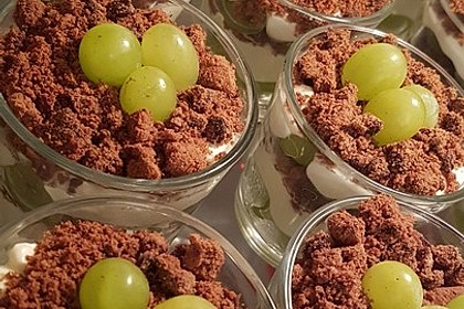 Dessert mit Weintrauben 19
