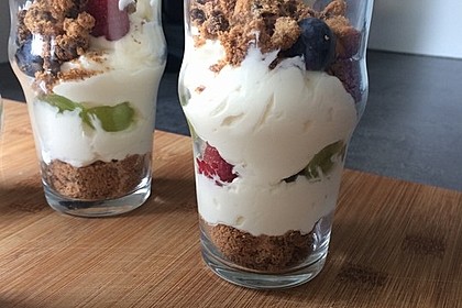 Dessert mit Weintrauben 46