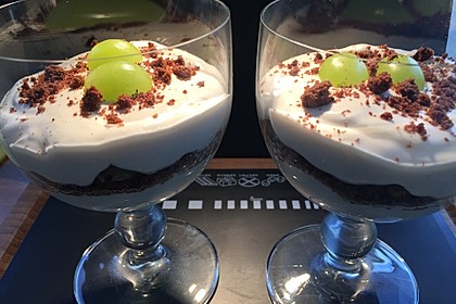 Dessert mit Weintrauben 49