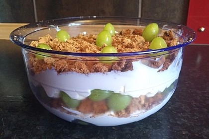 Dessert mit Weintrauben 47
