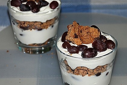 Dessert mit Weintrauben 14