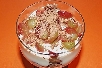 Dessert mit Weintrauben 28