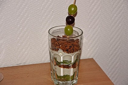 Dessert mit Weintrauben 29