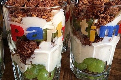 Dessert mit Weintrauben 42