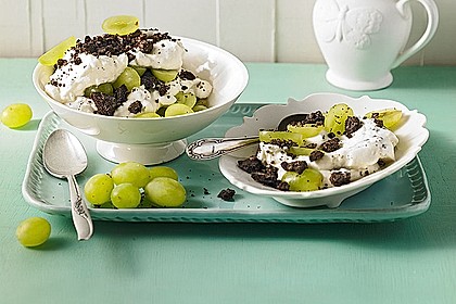 Dessert mit Weintrauben 7