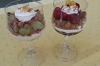 Dessert mit Weintrauben 56