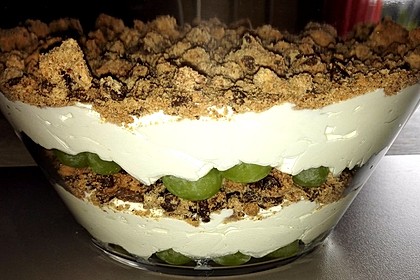 Dessert mit Weintrauben 17