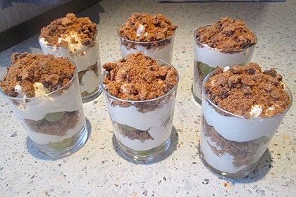 Dessert mit Weintrauben 43