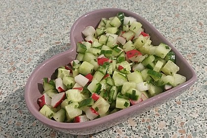 Radieschen - Gurken - Salat