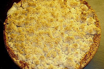 Apfelkuchen mit Vanillecreme und Streuseln 5