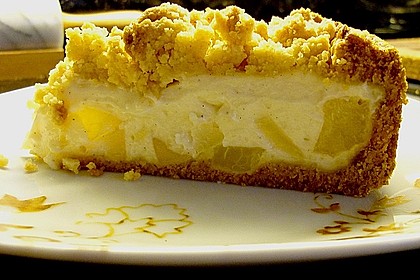 Apfelkuchen mit Vanillecreme und Streuseln 6