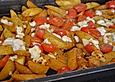 Gratinierte Potato Wedges