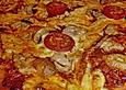 Pizza mit Dorschleber und Vacherin