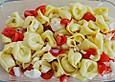 Tortelliniauflauf mit Tomate und Mozzarella
