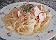 Mafalde mit Lachs - Tomaten Sauce