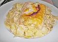 Lachs - Sahne Gratin