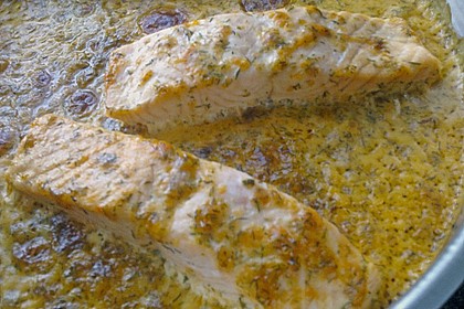Lachs - Sahne Gratin 2