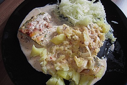 Lachs - Sahne Gratin 15