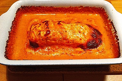 Lachs - Sahne Gratin 22