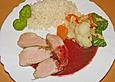 Schweinefilet mariniert in Rosmarin - Honig