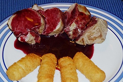 Schweinefilet mariniert in Rosmarin - Honig 5