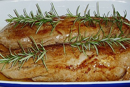 Schweinefilet mariniert in Rosmarin - Honig 7