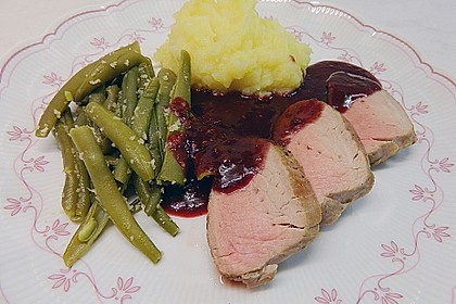 Schweinefilet mariniert in Rosmarin - Honig 10