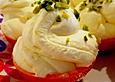 Mandarinen - Mousse in der Fruchtschale