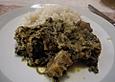 Lammcurry mit Spinat und Joghurt
