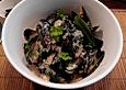 Miesmuscheln in Wei&szlig;weinsauce mit Knoblauch
