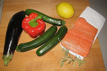 Pangasiusfilet auf Ratatouille