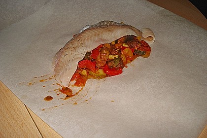 Pangasiusfilet auf Ratatouille 5
