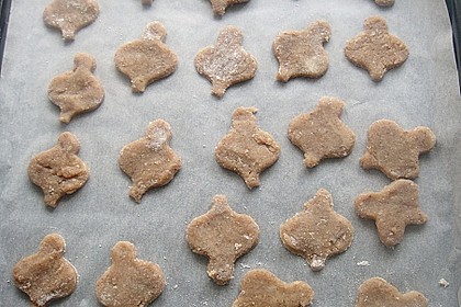 Zimtsterne mit Marzipan 1