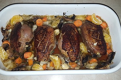 Entenbrust mit Salz - Honig - Kruste 6