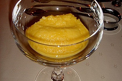 Passionsfruchsorbet