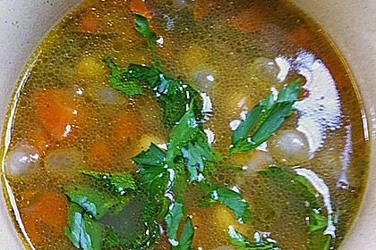 Griechische Kichererbsensuppe
